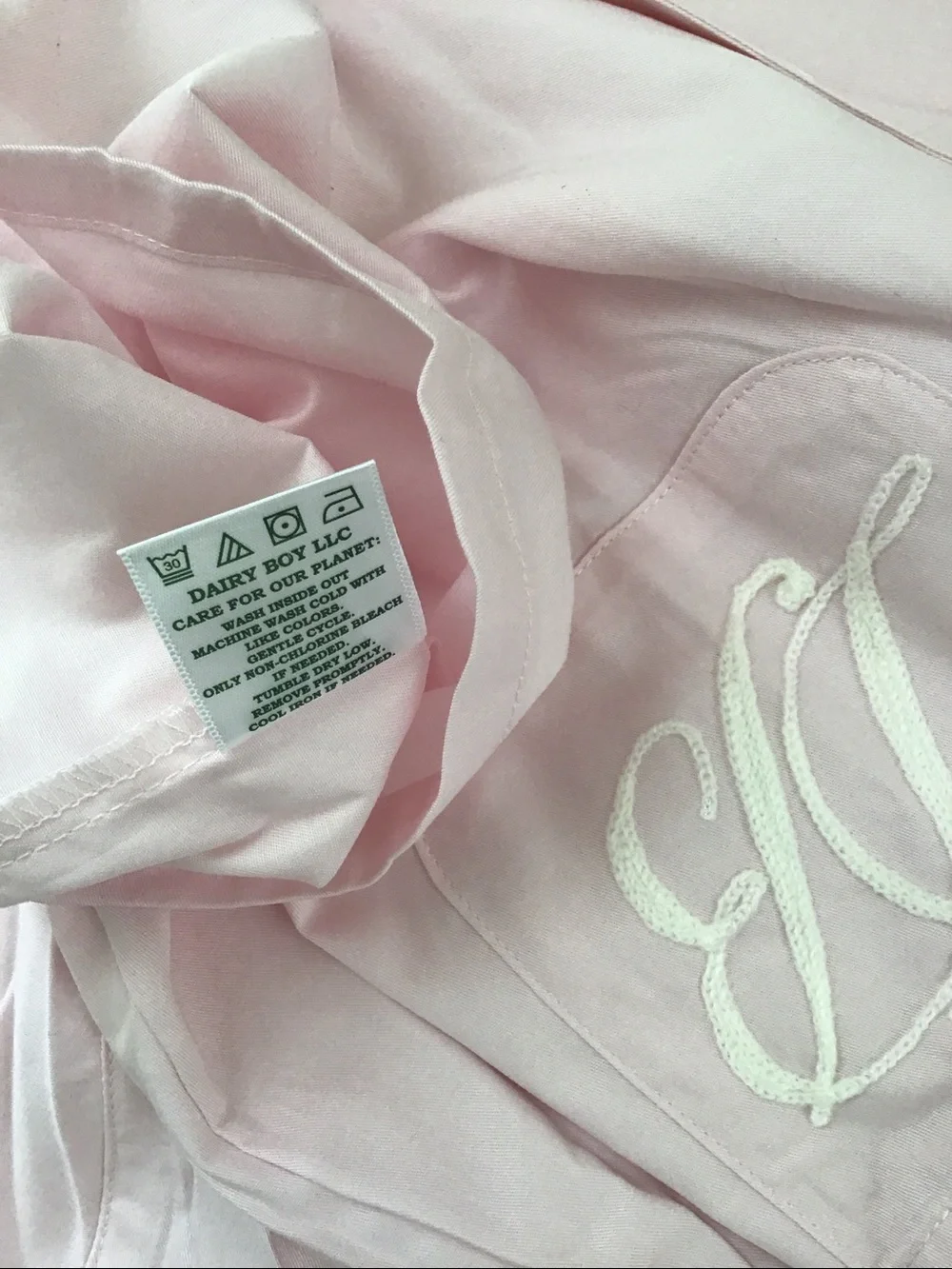 Dairy Boy Sleep Set country club blush – shorts & top szS